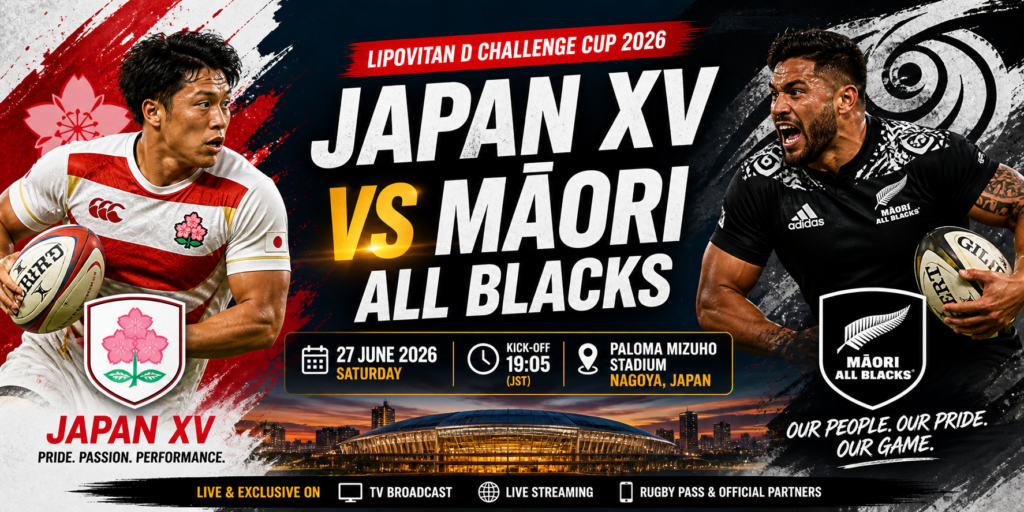 Japan XV vs Māori All Blacks