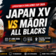 Japan XV vs Māori All Blacks