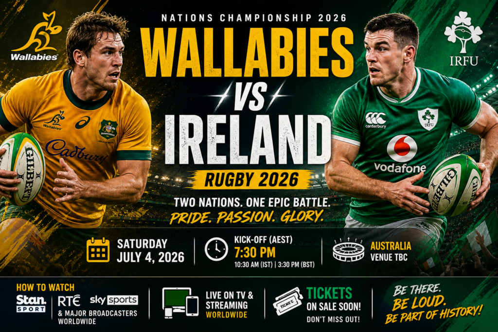 Wallabies vs Ireland