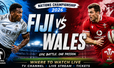 Fiji vs Wales Rugby 2026
