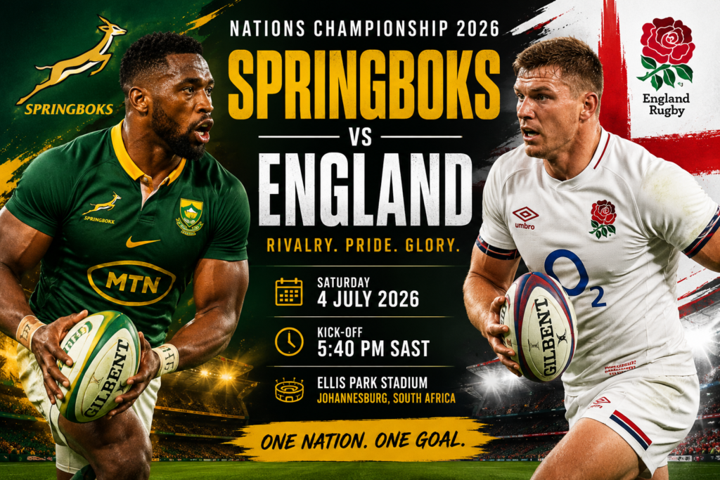 Springboks vs England Rugby 2026 Springboks vs England Rugby 2026