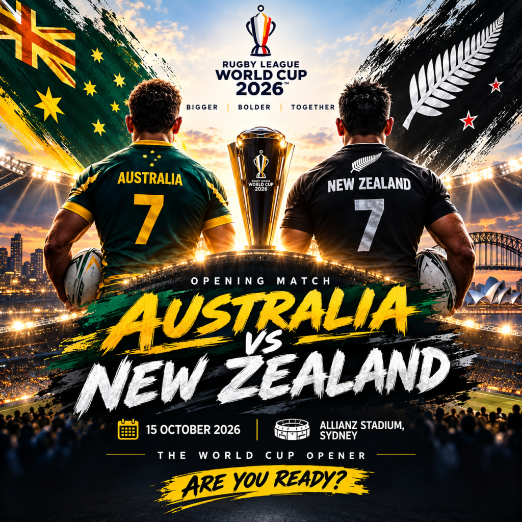 Australia v New Zealand RLWC 2026 Australia v New Zealand RLWC 2026